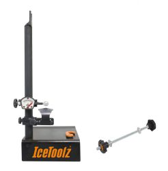 IceToolz Truing Stand with Through-Axle Adaptor, #E129T