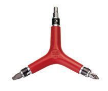 IceToolz inbussl./schroevendraaiers 6-in-1, Y-sleutel, 74A1 IceToolz inbussl./schroevendraaiers 6-in-1, Y-sleutel, 74A1
